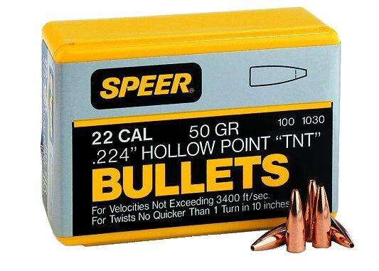 Ammunition Speer Ammunition Ready Series SPEER SP 22 CAL .224-50GR HP  TNT